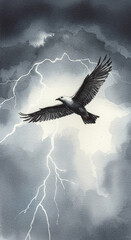 bird in flight