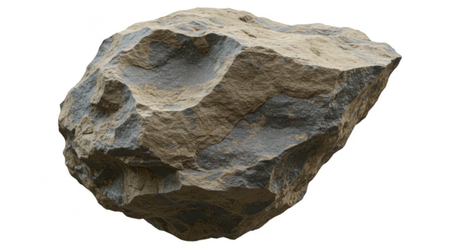 Isolated Stone Rock Transparent Background Geology Mineral Nature