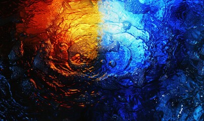 Vibrant abstract texture blend of colors and liquid mineral formation