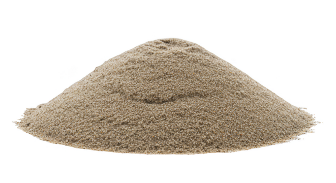 Isolated Sand Pile Beach Texture Background Desert Fine Grain