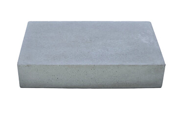 Concrete template podium pedestal for show cosmetic or skin care products display on transparent background png file