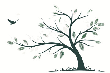 Elegant Tree and Leaf Vector Collection