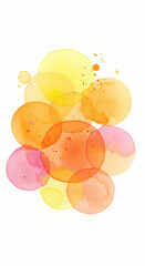 abstract background with colorful bubbles