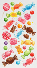 sweet dessert with fruits