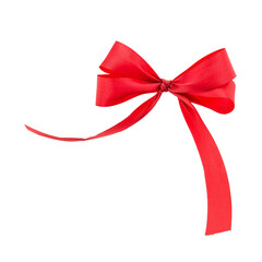 red ribbon bow