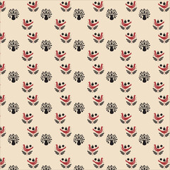 Nature inspire seamless pattern design