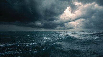The Stormy Power Of The Vast Open Ocean