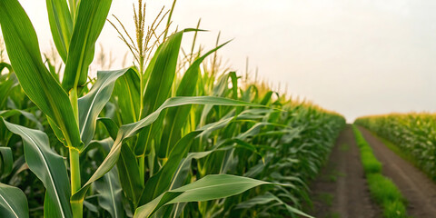 Obraz premium green grass in the wind