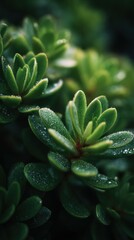 Fototapeta premium Vibrant Succulent Leaves Are Natures Living Art