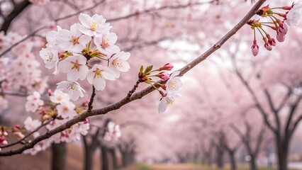 Cherry Blossom Wonderland A Breathtaking Springtime Scene