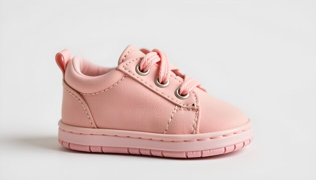 a single pink toddler shoe, a stylish and comfortable footwear option for little feet. This adorable shoe is designed with care, ensuring both style and practicality