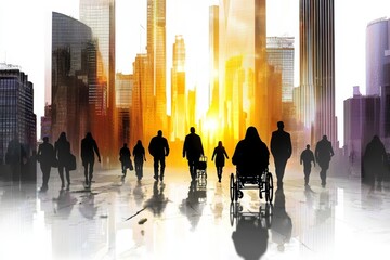 Obraz premium The role of technology in enhancing accessibility for disabled people.