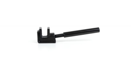 Obraz premium Black clamp tool isolated on white background