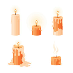 set of candles