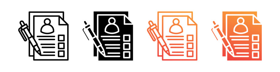 Criteria Multi Style Icon Set Vector  © Kholifah rokhman