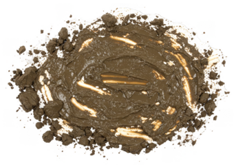 Isolated Brown Mud Texture Background Detail Grungy Earthy Organic