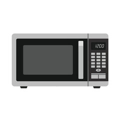 microwave oven isolated on white