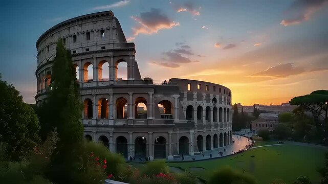 colosseum at night