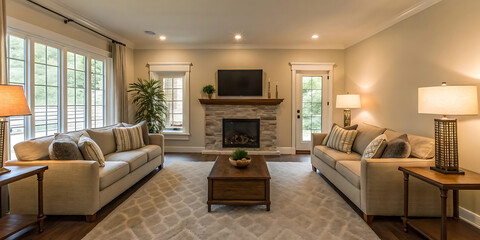 Fototapeta premium modern living room