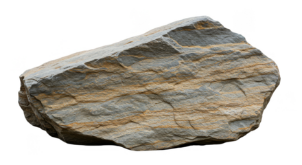 Isolated Transparent Layered Rock Stone Texture Natural Mineral Pattern