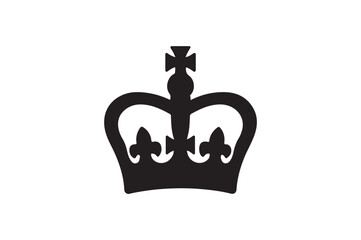 royal cypher silhouette vector art illustration on white background