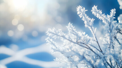 snow covered branches