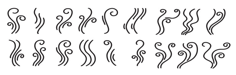 Fototapeta premium doodle sketch style smoke symbol drawn illustration concept design