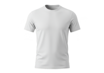Isolated White Tshirt Apparel Mockup Clothing Fashion Style Template