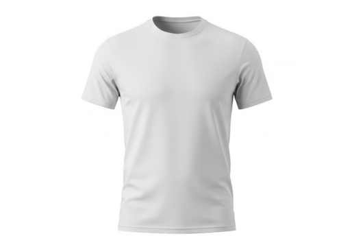 Isolated White Tshirt Apparel Mockup Clothing Fashion Style Template