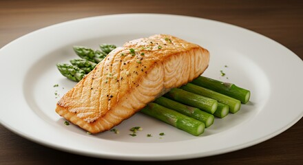 Pan-Seared Salmon with Asparagus: A Delicious and Elegant Dish