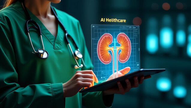 Medical doctor and medical technology and futuristic concept, Modern medical technology and innovation. Doctor using laptop and health medical network connection icon on virtual screen interface