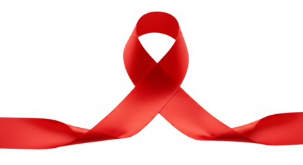 Red Ribbon Aids Awareness Cancer Support Health Symbol Transparent