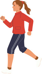 Woman Jogging Outdoor

