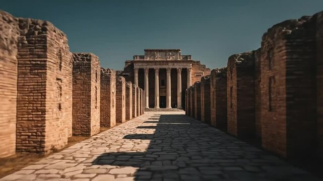 Ruins of the Capitolium of Dougga, Tunisia