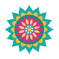 abstract flower design