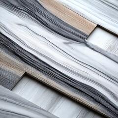 Abstract wood grain pattern with inlaid squares