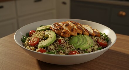 Savor the Sun-Kissed Quinoa Chicken Salad: A Vibrant Bowl of Healthy Goodness