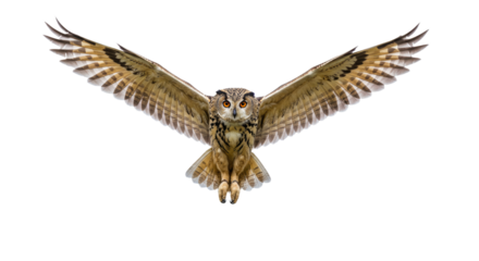 Eurasian Eagle Owl in Flight.