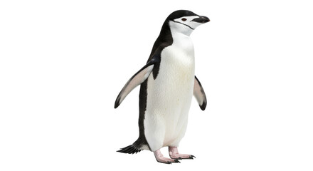 Naklejka premium Adorable Gentoo Penguin Isolated.