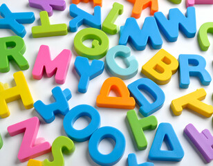 Colorful Magnetic Letters for Baby's Early Learning Fun