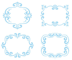 水彩フレーム　001