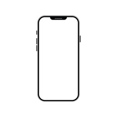 Smart Mobile Device Icons – Vector Phone Icon Set for OS UI, App Menus, and Digital Interfaces. detailed mobile phone.