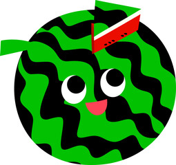 귀여운 과일 캐릭터 일러스트