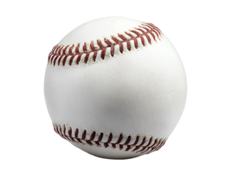 New baseball isolated on transparent background png