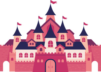 Fototapeta premium Fantasy Cartoon Castle