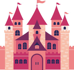 Fototapeta premium Fantasy Cartoon Castle