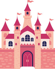 Fototapeta premium Fantasy Cartoon Castle