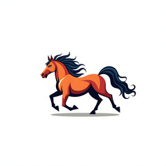 horse vector art design	

