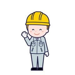 工事作業員／ななめ／男性 10