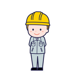 工事作業員／ななめ／男性 28